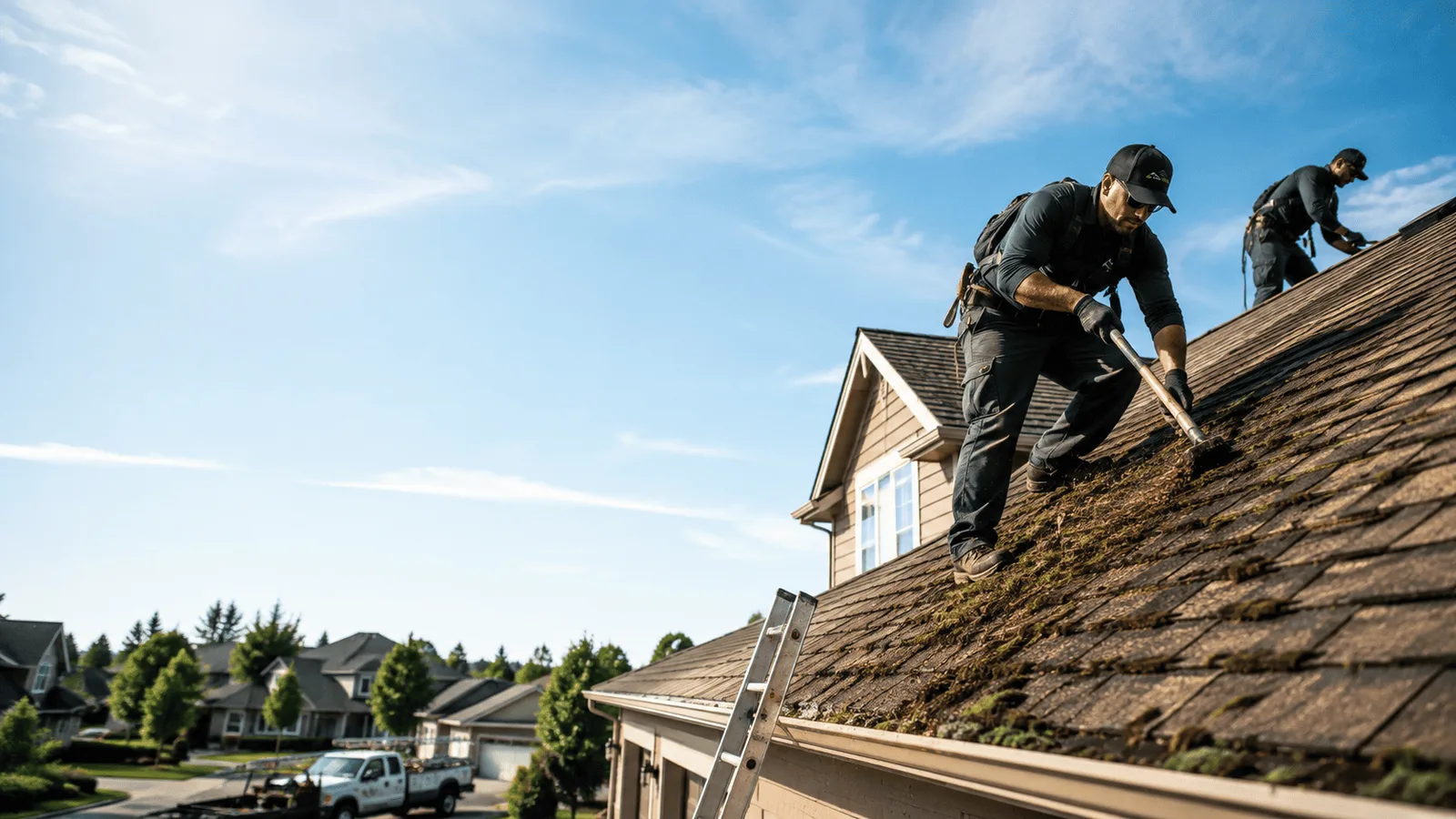 Roof Moss Removal in Crest Hill, IL near me